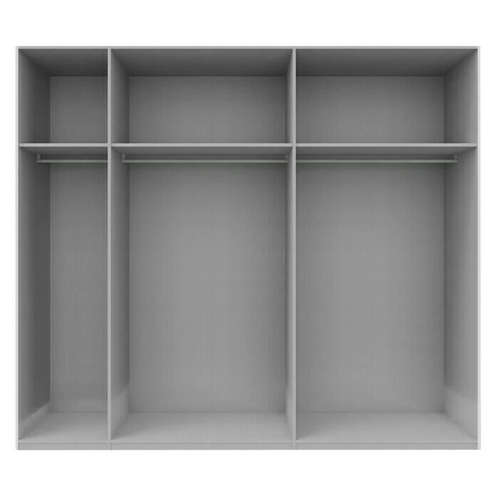 BAUHAUS Express Möbel Schwebetürenschrank Swift - 250x68x216 cm, Basalt Mittig/Eiche Jackson - Moderner Kleiderschrank 4 BAUHAUS Express Möbel Schwebetürenschrank Swift - 250x68x216 cm, Basalt Mittig/Eiche Jackson - Moderner Kleiderschrank – Bild 2
