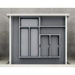 BAUHAUS Essensa Schubladeneinsatz-Set Connect Kunststoff, Dunkelgrau – Praktische Besteckeinsätze für die Küche 9 BAUHAUS Essensa Schubladeneinsatz-Set Connect Kunststoff, Dunkelgrau – Praktische Besteckeinsätze für die Küche -Schränke Möbel Mall 12 107