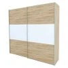 BAUHAUS Express Möbel Schwebetürenschrank Stars B X T X H: 250 X 68 X 236 Cm, Eiche Sonoma/Weiß -Schränke Möbel Mall 12 1081