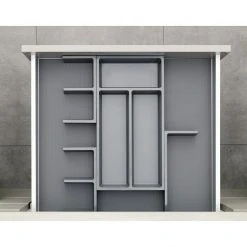 BAUHAUS Essensa Schubladeneinsatz-Set Connect Kunststoff, Dunkelgrau – Praktische Besteckeinsätze für die Küche 11 BAUHAUS Essensa Schubladeneinsatz-Set Connect Kunststoff, Dunkelgrau – Praktische Besteckeinsätze für die Küche -Schränke Möbel Mall 12 109