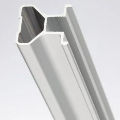 BAUHAUS Room Plaza Easy Griffprofil für Schiebetür-Bau-Sets, 2.550 mm, Silber | Hochwertige Schrankschiebetüren