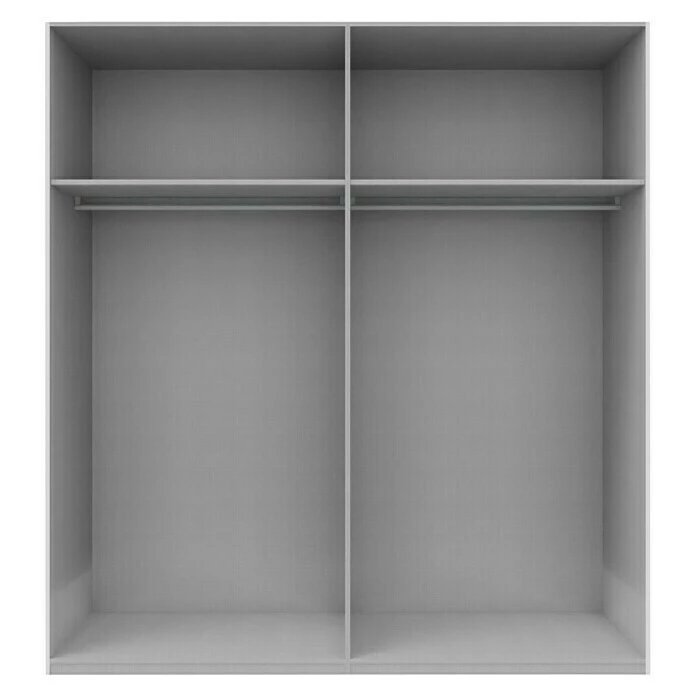 BAUHAUS Express Möbel Schwebetürenschrank Swift B 200 x 68 x 216 cm, Basaltglas Mittig/Eiche Jackson, Korpus Eiche Jackson 4 BAUHAUS Express Möbel Schwebetürenschrank Swift B 200 x 68 x 216 cm, Basaltglas Mittig/Eiche Jackson, Korpus Eiche Jackson – Bild 2