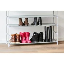 BAUHAUS Schuhregal Weiß | 28 x 100 x 174 cm | Praktische Schuhablage 7 BAUHAUS Schuhregal Weiß | 28 x 100 x 174 cm | Praktische Schuhablage -Schränke Möbel Mall 12 130