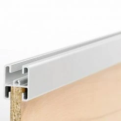 BAUHAUS Room Plaza Easy Kranzprofil für Schiebetür-Bau-Sets, 1.200 mm, Silber