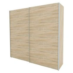 BAUHAUS Express Möbel Schwebetürenschrank Stars B X T X H: 250 X 68 X 236 Cm, Farbe Griff: Aluminiumfarben, Farbe Front: Eiche Sonoma, Farbe Korpus: Eiche Sonoma