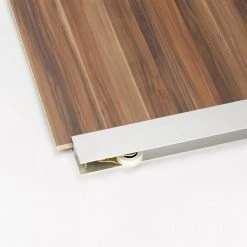 BAUHAUS Room Plaza Easy Sockelprofil für Schiebetür-Bau-Sets, 1.200 mm, Silber -Schränke Möbel Mall 12 161