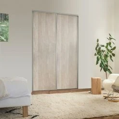 BAUHAUS Optimum Schiebetür-Set Nordische Kiefer, 180 x 250 cm – Elegante & Praktische Innentür