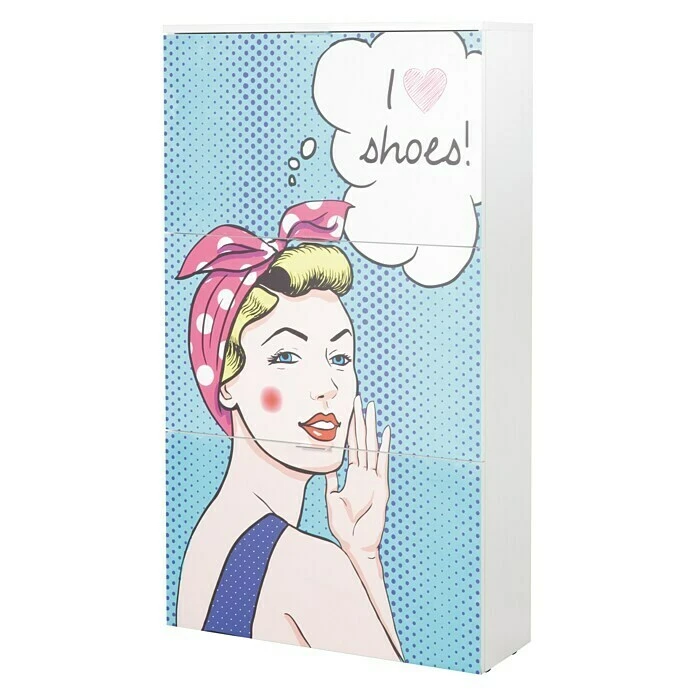 BAUHAUS Phönix Schuhschrank Pixa - 3 Fächer, Weiß, 24 x 75 x 127,1 cm - Praktischer Aufbewahrungsschrank für Schuhe 4 BAUHAUS Phönix Schuhschrank Pixa - 3 Fächer, Weiß, 24 x 75 x 127,1 cm - Praktischer Aufbewahrungsschrank für Schuhe – Bild 2