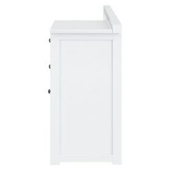 BAUHAUS Phönix Country Sitzbank, 120 x 75,8 x 40 cm, Weiß – Praktischer Schuhschrank mit Sitzfunktion -Schränke Möbel Mall 12 1864