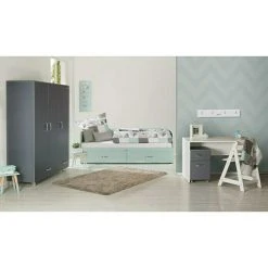 BAUHAUS Phönix Miami Drehtürschrank | 52 x 146 x 200 cm | Mintgrün | Kleiderschrank mit Drehtüren | Modernes Design | Platzsparend 11 BAUHAUS Phönix Miami Drehtürschrank | 52 x 146 x 200 cm | Mintgrün | Kleiderschrank mit Drehtüren | Modernes Design | Platzsparend -Schränke Möbel Mall 12 1876