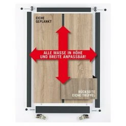 BAUHAUS Room Plaza Easy Schiebetür-Bau-Set Eiche Geplankt/Eiche Trüffel, Profilfarbe: Schwarz – Hochwertige Innentüren 12 BAUHAUS Room Plaza Easy Schiebetür-Bau-Set Eiche Geplankt/Eiche Trüffel, Profilfarbe: Schwarz – Hochwertige Innentüren -Schränke Möbel Mall 12 188