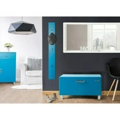 BAUHAUS Phönix Miami Schuhschrank | 37x110x111 cm | Grün | 2 Fächer -Schränke Möbel Mall 12 1886