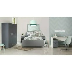 BAUHAUS Phönix Miami Drehtürschrank Grau - 52 x 98 x 200 cm - Kleiderschrank mit Drehtüren 9 BAUHAUS Phönix Miami Drehtürschrank Grau - 52 x 98 x 200 cm - Kleiderschrank mit Drehtüren -Schränke Möbel Mall 12 198