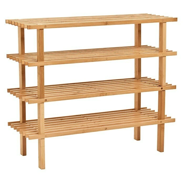 BAUHAUS Zeller Schuhregal | 80 x 26 x 49,5 cm | Braun | Holz | Schuhschrank | Schuhregal | Stauraum-Lösung 5 BAUHAUS Zeller Schuhregal | 80 x 26 x 49,5 cm | Braun | Holz | Schuhschrank | Schuhregal | Stauraum-Lösung – Bild 3