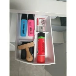 BAUHAUS Essensa Unterbau-Drehbehälter Swing 30 x 13,7 x 4,7 cm, Weiß, Kunststoff – Praktische Schubladen-Aufbewahrung -Schränke Möbel Mall 12 220