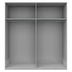 BAUHAUS Express Möbel Drehtürschrank Swift - Eiche Jackson | 200 x 58 x 216 cm | Kleiderschrank ohne Spiegel -Schränke Möbel Mall 12 238