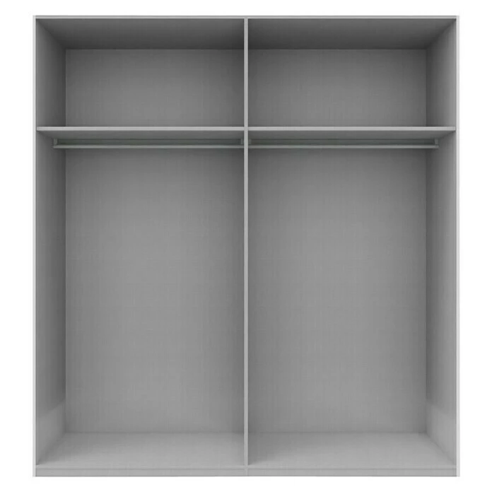 BAUHAUS Express Möbel Schwebetürenschrank Swift - Weiß & Eiche Jackson | 200 x 68 x 216 cm 4 BAUHAUS Express Möbel Schwebetürenschrank Swift - Weiß & Eiche Jackson | 200 x 68 x 216 cm – Bild 2