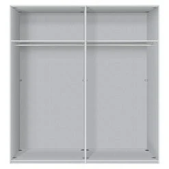 BAUHAUS Express Möbel Drehtürschrank Brooklyn - 58 x 200 x 216 cm, Weiß, Mit Spiegel - Moderner Kleiderschrank 10 BAUHAUS Express Möbel Drehtürschrank Brooklyn - 58 x 200 x 216 cm, Weiß, Mit Spiegel - Moderner Kleiderschrank -Schränke Möbel Mall 12 409