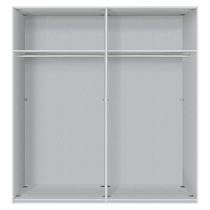 BAUHAUS Express Möbel Drehtürschrank Brooklyn - 58 x 200 x 216 cm, Weiß, Mit Spiegel - Moderner Kleiderschrank 5 BAUHAUS Express Möbel Drehtürschrank Brooklyn - 58 x 200 x 216 cm, Weiß, Mit Spiegel - Moderner Kleiderschrank – Bild 3