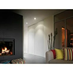 BAUHAUS Optimum Schiebetür-Set Weiß, 120 X 250 Cm | Hochwertige Innentüren für moderne Räume