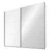 BAUHAUS Express Möbel Schwebetürenschrank Swift, 200 x 68 x 216 cm, Weiß, Mit Spiegel - Moderner Kleiderschrank 1 BAUHAUS Express Möbel Schwebetürenschrank Swift, 200 x 68 x 216 cm, Weiß, Mit Spiegel - Moderner Kleiderschrank -Schränke Möbel Mall 12 623