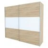 BAUHAUS Express Möbel Schwebetürenschrank Stars B X T X H: 250 X 68 X 216 Cm, Front Eiche Sonoma/Weiß, Korpus Eiche Sonoma | Moderne Kleiderschränke -Schränke Möbel Mall 12 698