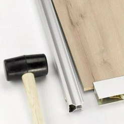 BAUHAUS Room Plaza Easy Schiebetür-Bau-Set in Buche Naturwuchs/Ahorn Naturwuchs, Silber | Innentüren-Schiebetüren -Schränke Möbel Mall 12 97