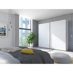 BAUHAUS Express Möbel Schwebetürenschrank Swift, 150x68x216 cm, Weiß & Eiche Jackson, Glasfronten, inkl. Zubehör 11 BAUHAUS Express Möbel Schwebetürenschrank Swift, 150x68x216 cm, Weiß & Eiche Jackson, Glasfronten, inkl. Zubehör -Schränke Möbel Mall 12 977