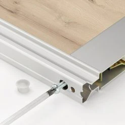 BAUHAUS Room Plaza Easy Schiebetür-Bau-Set in Buche Naturwuchs/Ahorn Naturwuchs, Silber | Innentüren-Schiebetüren -Schränke Möbel Mall 12 98